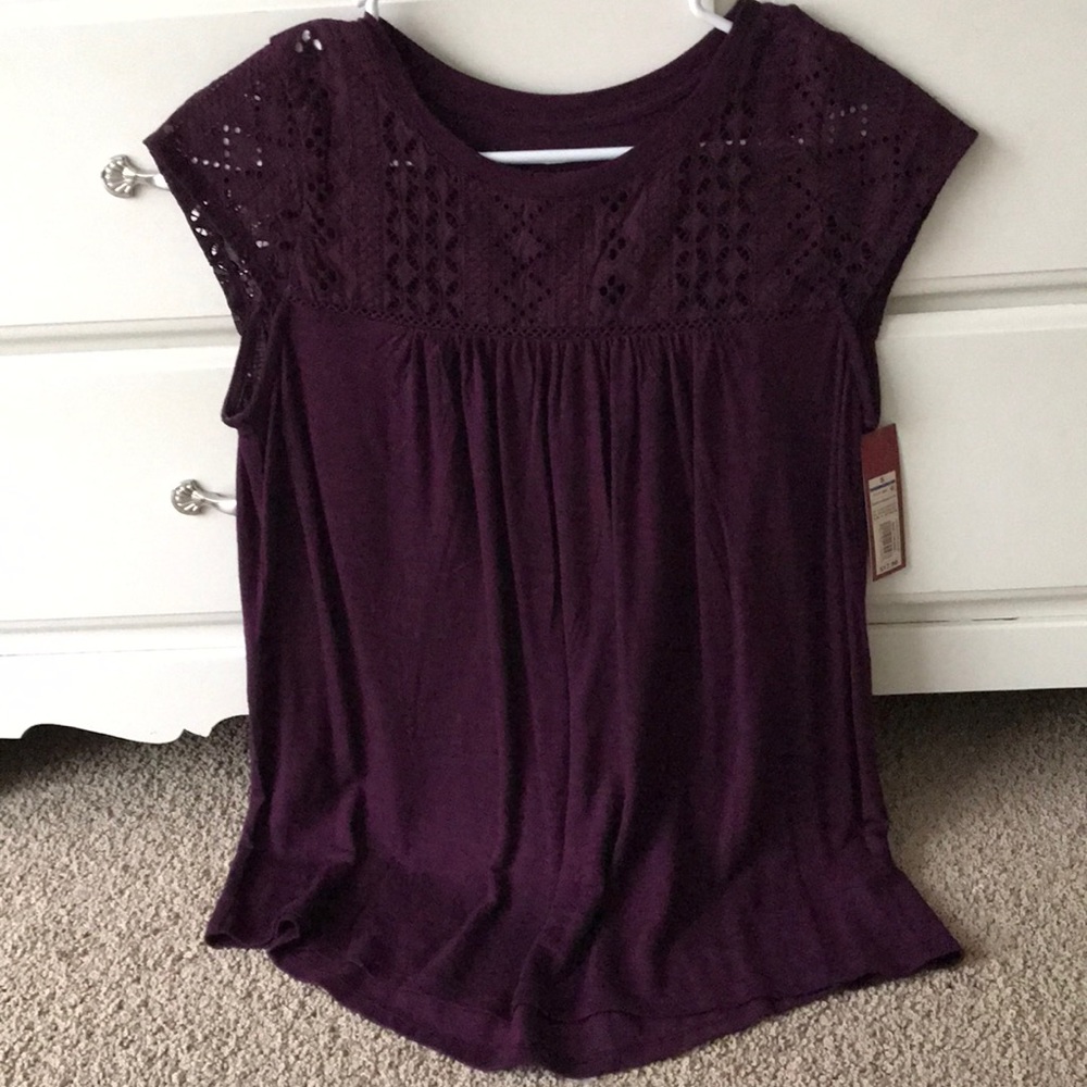 MERONA CAP SLEEVE DRESS SHIRT